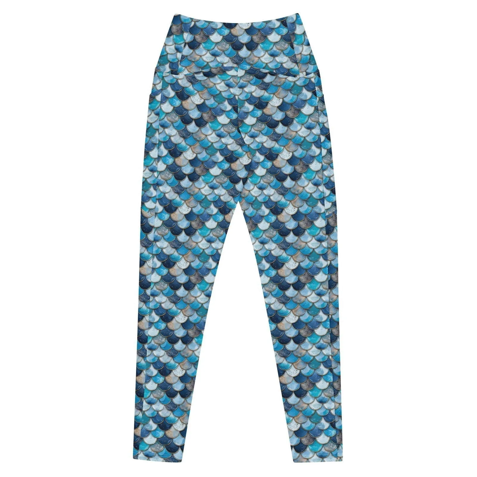 Deep Sea Sapphire Siren Eco Swim Leggings With Pockets