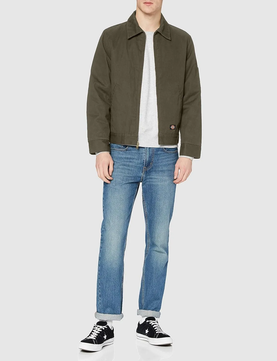 Dickies Men's Insulated Eisenhower Front-Zip Jacket