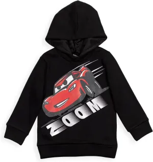 Disney Cars Fleece Pullover Hoodie Toddler to Big Kid Sizes (2T - 10-12)