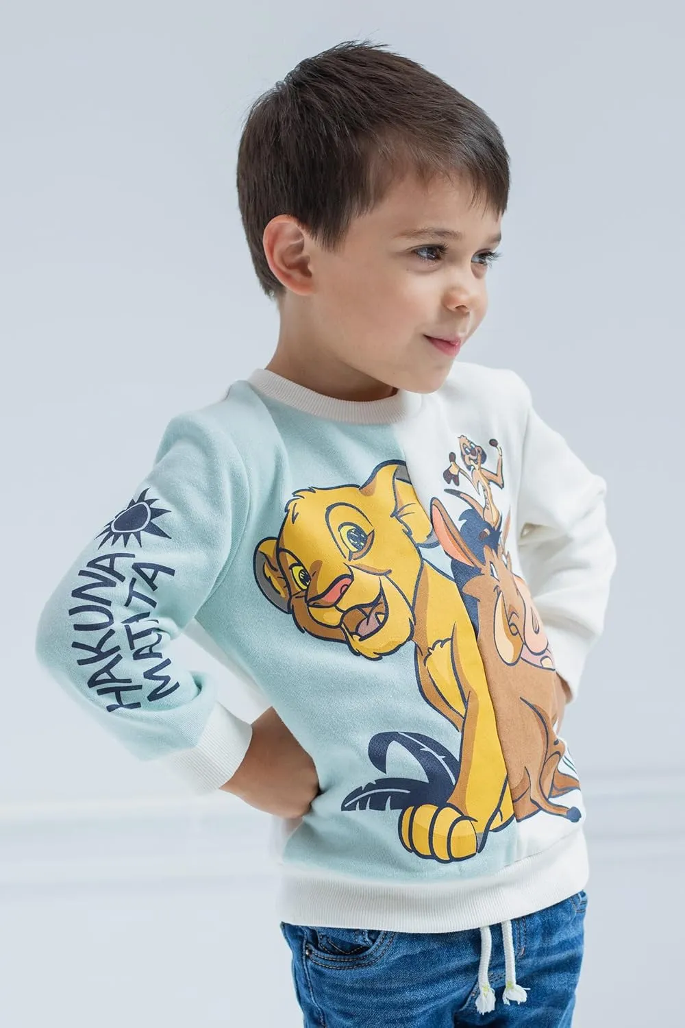 Disney Lion King Mickey Mouse Cars Toy Story Sweatshirt Toddler to Big Kid Sizes (2T - 18-20)