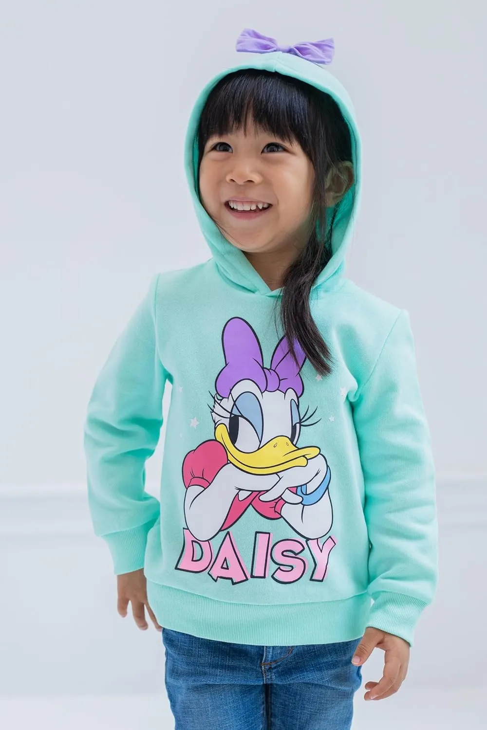 Disney Minnie Mouse Fleece Crossover Hoodie Infant to Big Kid Sizes (12 Months - 14-16)