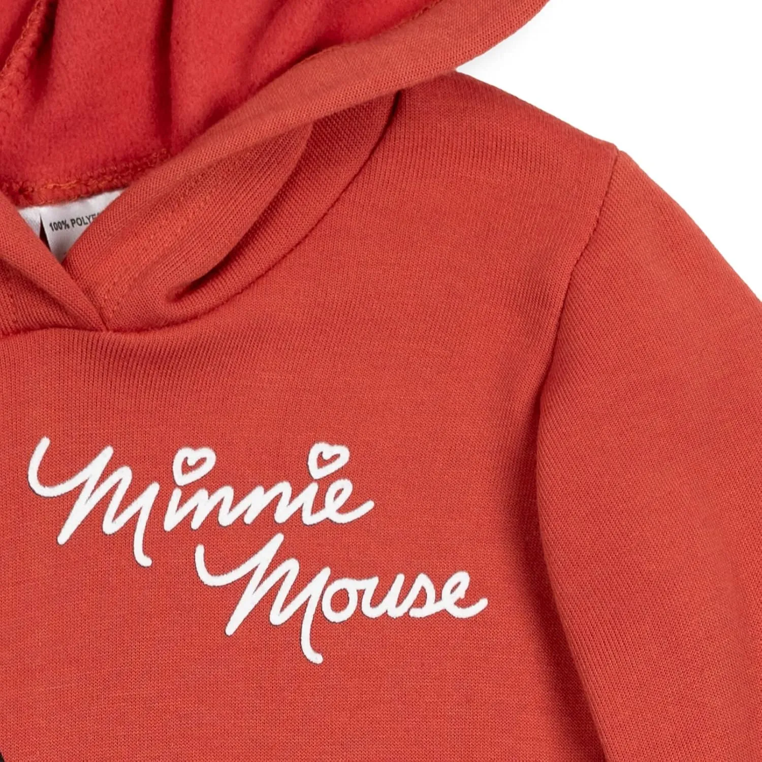 Disney Minnie Mouse Fleece Crossover Hoodie Infant to Big Kid Sizes (12 Months - 14-16)