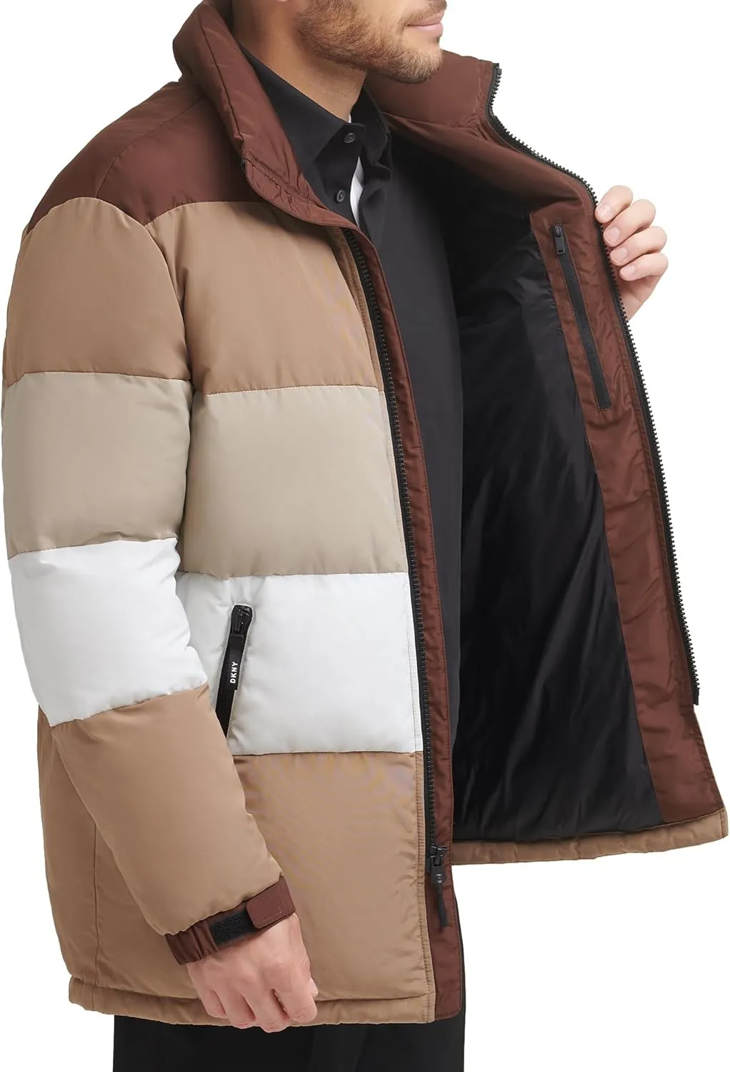 DKNY Men's Block Puffer Jacket