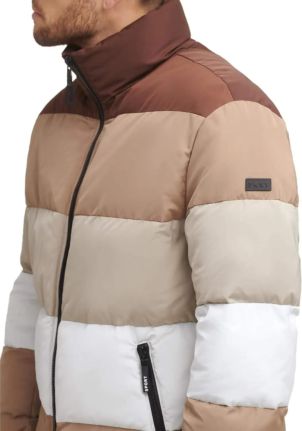 DKNY Men's Block Puffer Jacket
