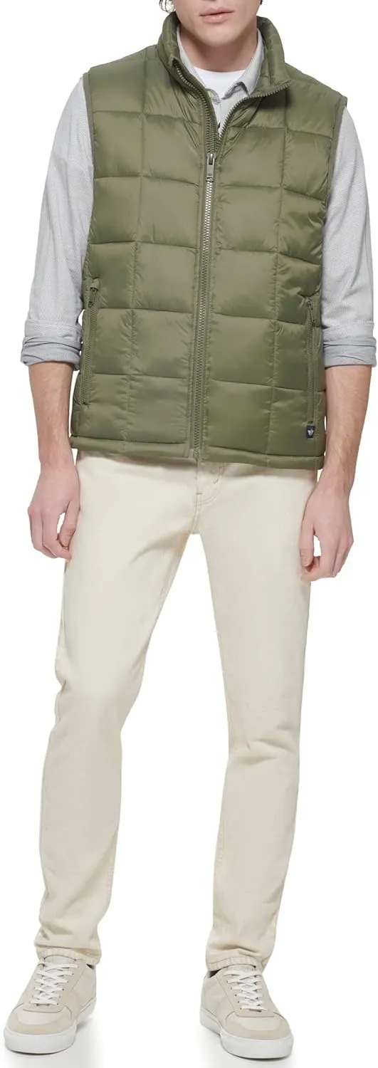 Dockers Men's Dockers Men's Box Quilted Puffer Vest