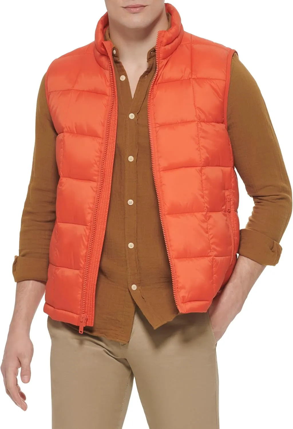 Dockers Men's Dockers Men's Box Quilted Puffer Vest