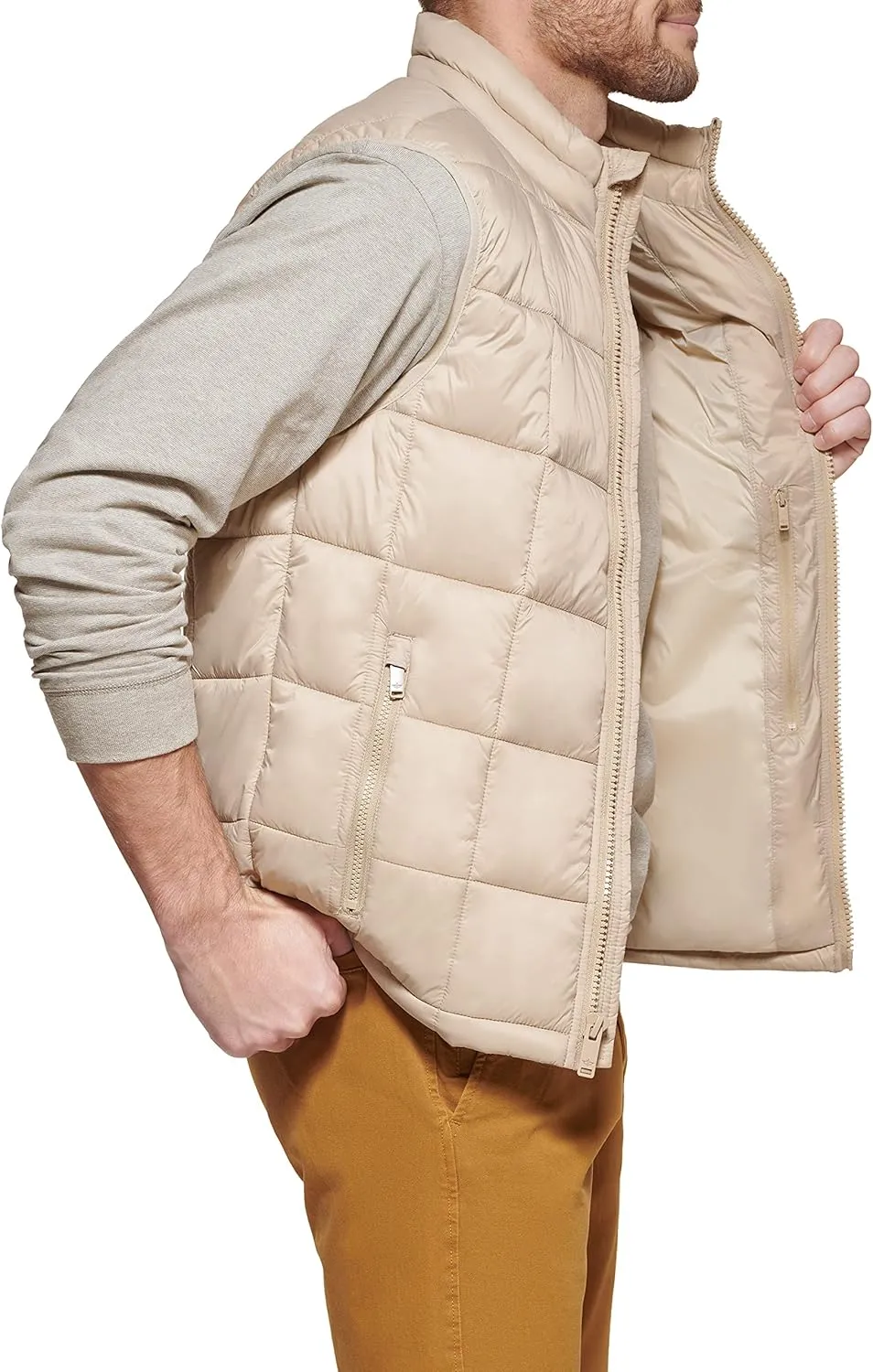 Dockers Men's Dockers Men's Box Quilted Puffer Vest