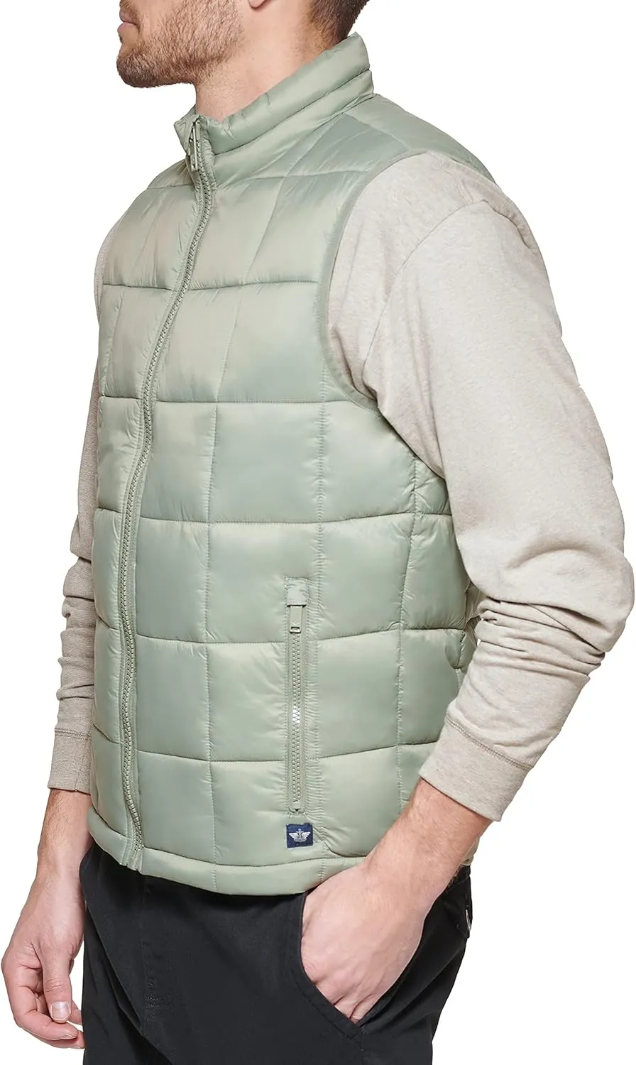 Dockers Men's Dockers Men's Box Quilted Puffer Vest