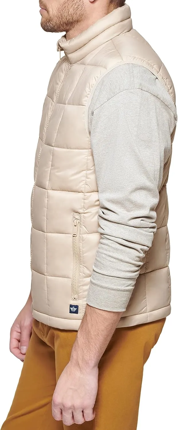 Dockers Men's Dockers Men's Box Quilted Puffer Vest