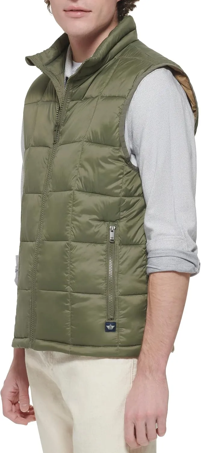 Dockers Men's Dockers Men's Box Quilted Puffer Vest