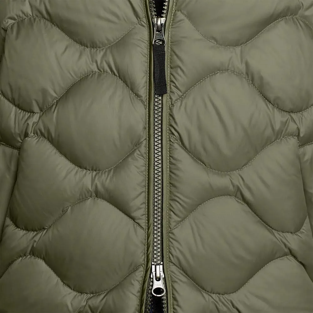 Eddie Bauer Women's Shaw Long Down Bomber Jacket
