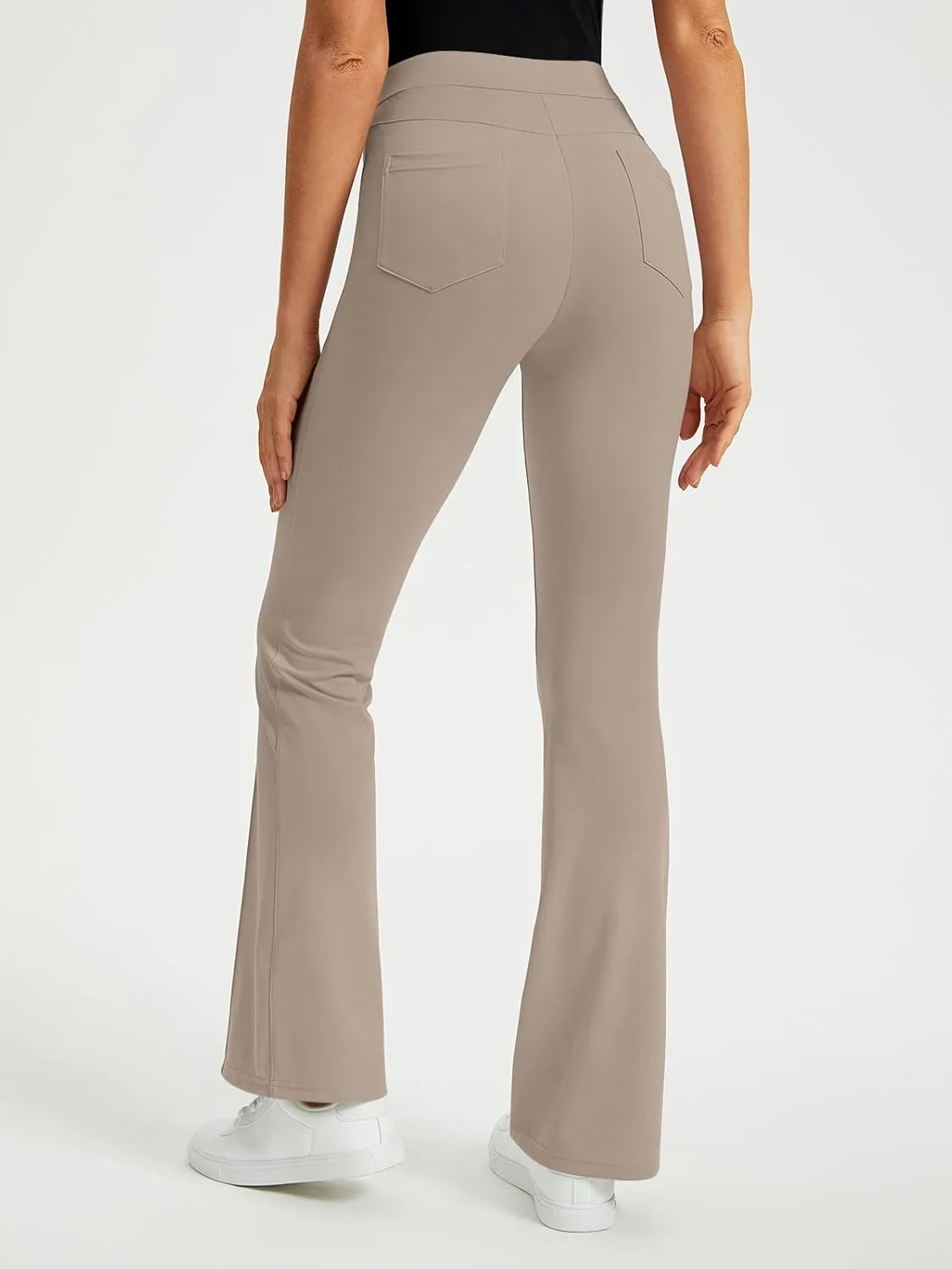 EFAN Womens Work Business Casual Flare Leggings Pants Comfort Office High Waisted Slacks Suits with Pockets 2025