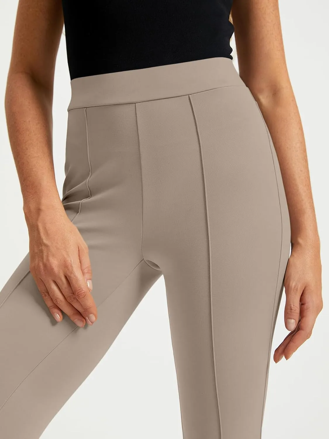 EFAN Womens Work Business Casual Flare Leggings Pants Comfort Office High Waisted Slacks Suits with Pockets 2025