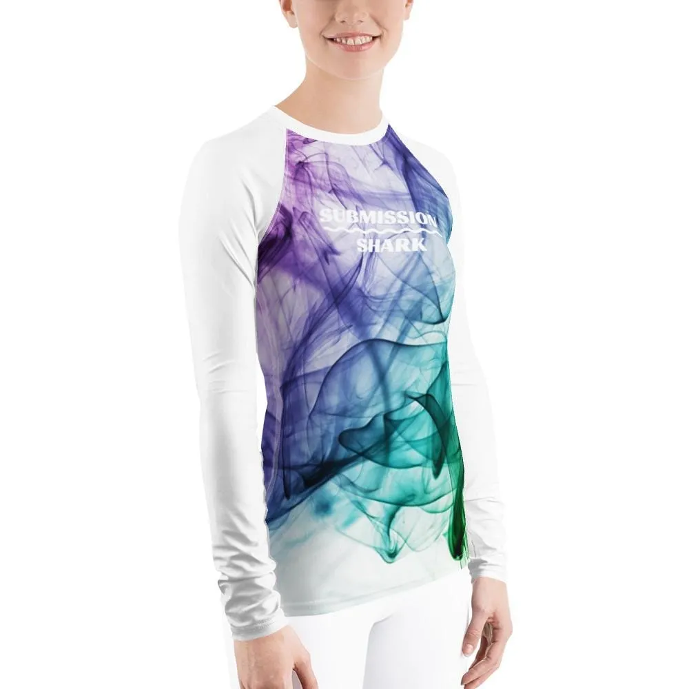 Euphoric Vapor ~ Women's Rash Guard