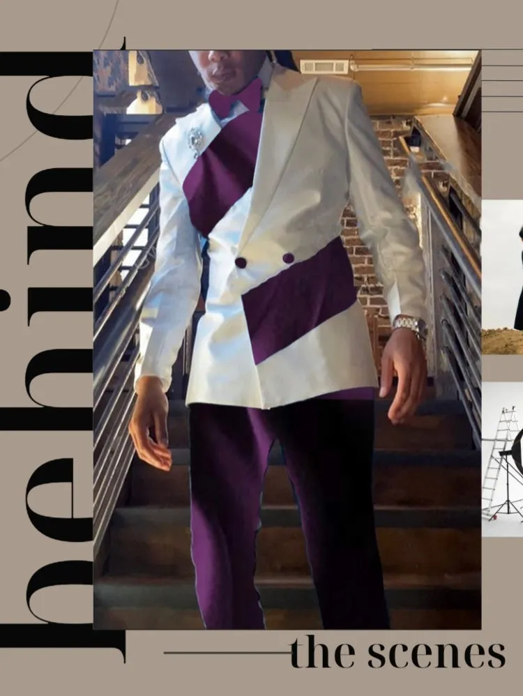 Fargon Special Design Trendy Tuxedo Suit B