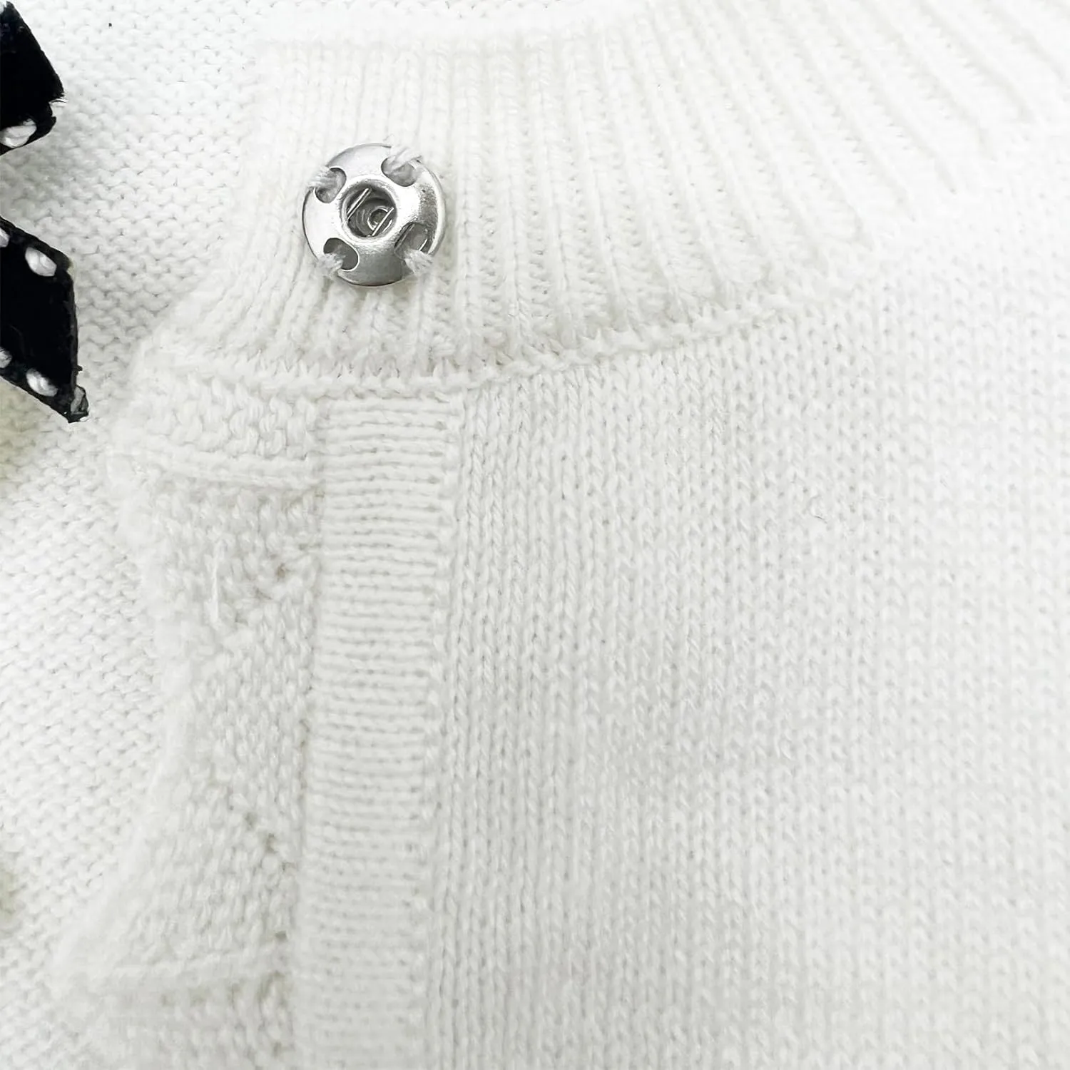 Girls' Baby Cardigan Children's Knitted Sweater Children's Front Open Long Sleeved Dress Cover up One Button Closure Top