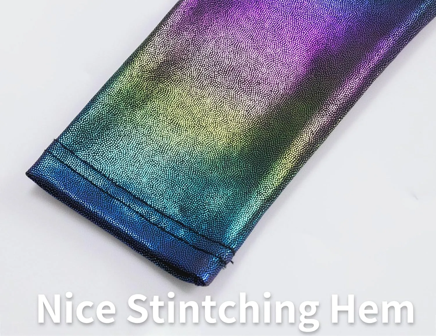 Gnainach Girls Metallic Leggings Stretch Comfort Shiny Mystique Dance Pants for Toddler Kids Teen Yoga Party Workout