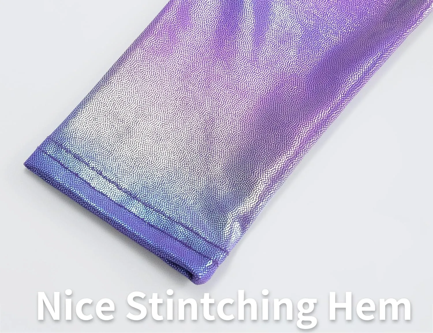 Gnainach Girls Metallic Leggings Stretch Comfort Shiny Mystique Dance Pants for Toddler Kids Teen Yoga Party Workout