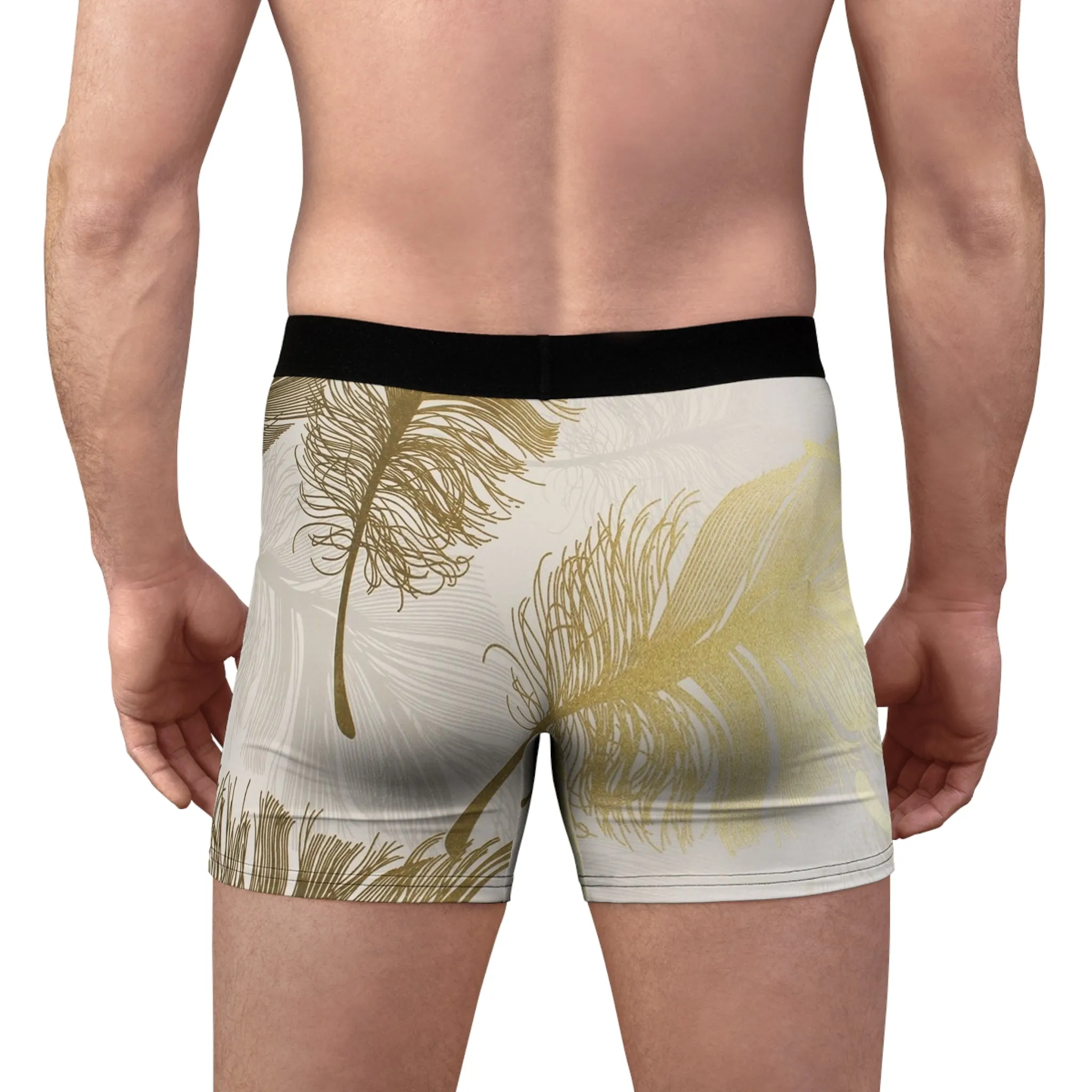 Golden Feathers - Inovax Men's Boxer Briefs