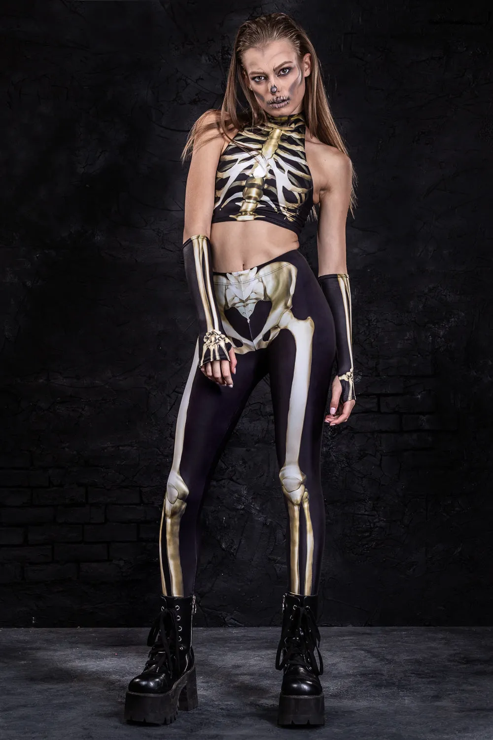 Graveyard Skeleton Leggings
