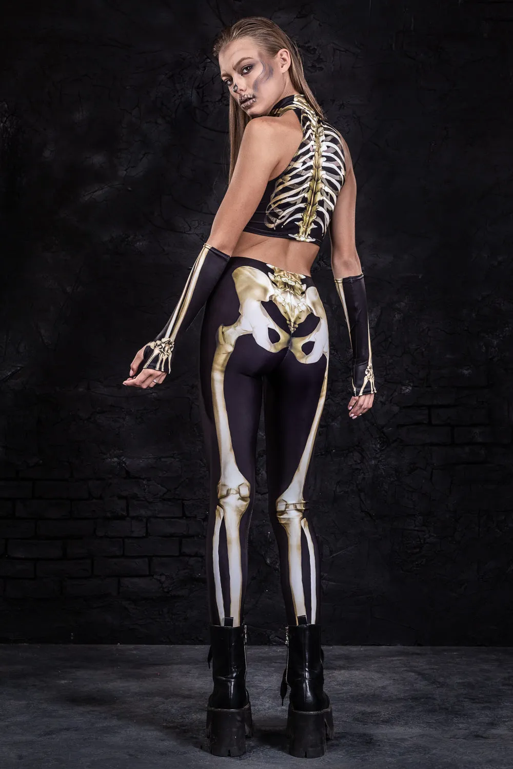 Graveyard Skeleton Leggings