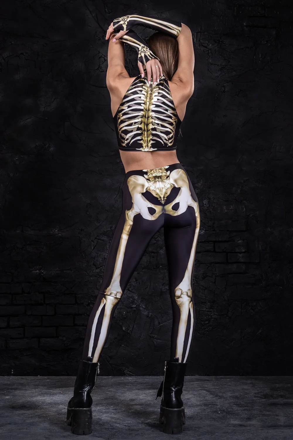 Graveyard Skeleton Leggings