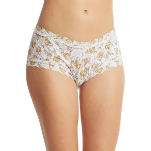 Hanky Panky Printed Signature Lace Boyshort in Forever Gold