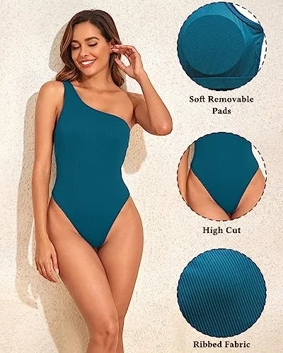 High Cut One Piece Cheeky Bathing Suits