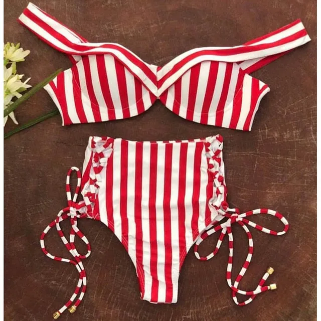 High Waist Bikini Women Swimwear