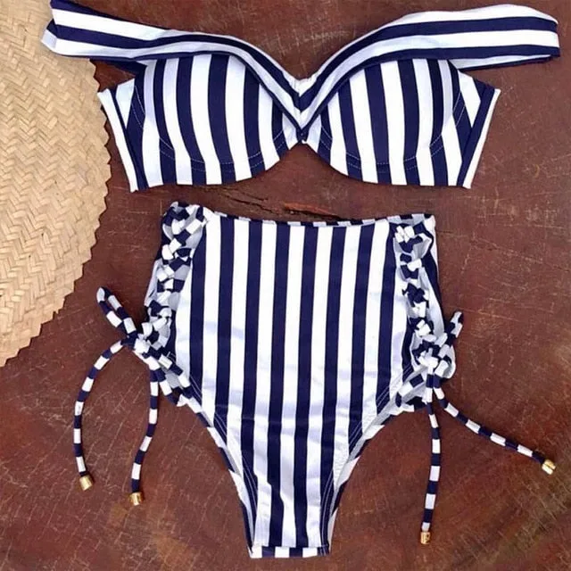 High Waist Bikini Women Swimwear