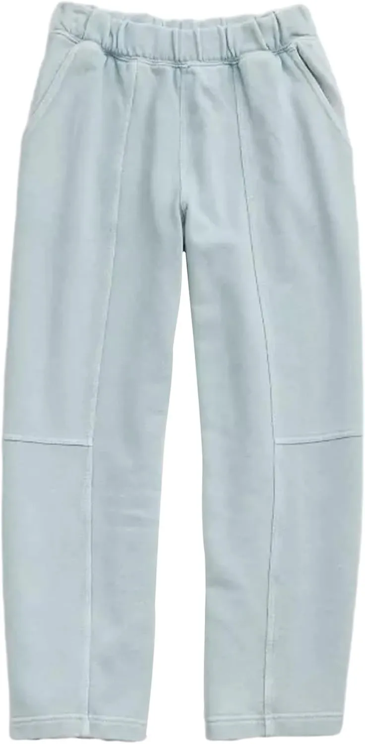 Hixiaohe Womens Baggy Wide Leg Pants Casual Barrel Trousers Elastic Waisted Sweatpant Palazzo Harem Pants with Pockets