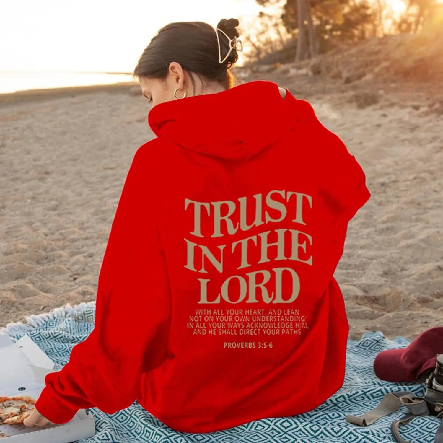 Hoodies For Women Trendy Casual Fall Winter Hoodies Oversized Comfort Floral Print Long Sleeve Hoodie With Pocket
