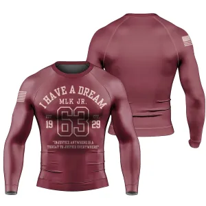 I Have A Dream Men's Long Sleeve Rash Guard