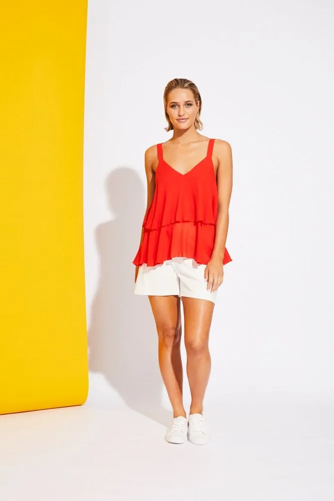 Isle of Mine Riviera Tank Rouge