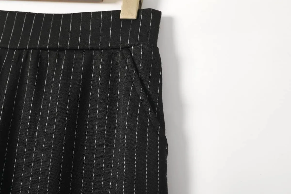 JASTIE Women's High Waist Palazzo Pants with Deep Pockets Comfort Pull-On Straight Petite Leg Regular Office Work Trousers