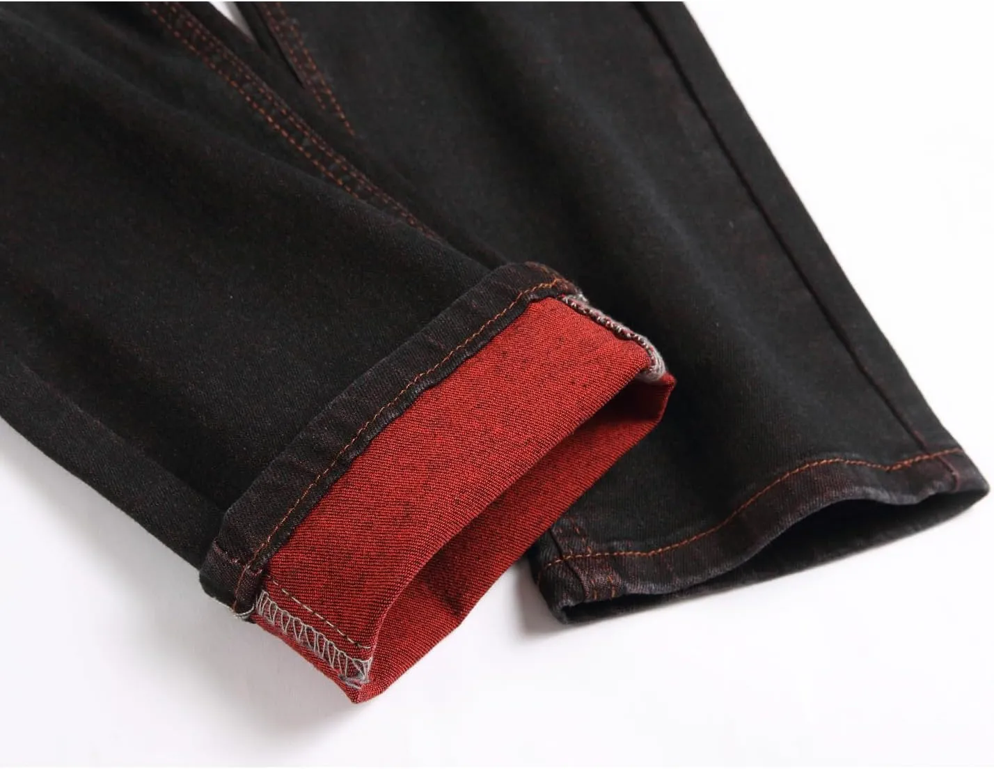 Jeans for Men Stretch Slim Fit Denim Comfort Flex Waist Colored Pants Strechy Regular Fit Tapered Leg
