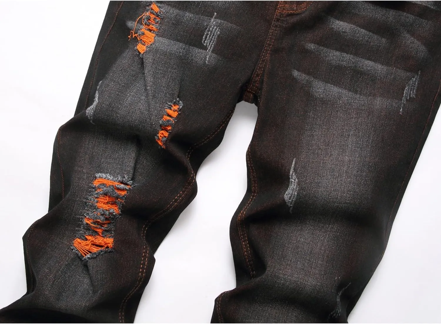 Jeans for Men Stretch Slim Fit Denim Comfort Flex Waist Colored Pants Strechy Regular Fit Tapered Leg