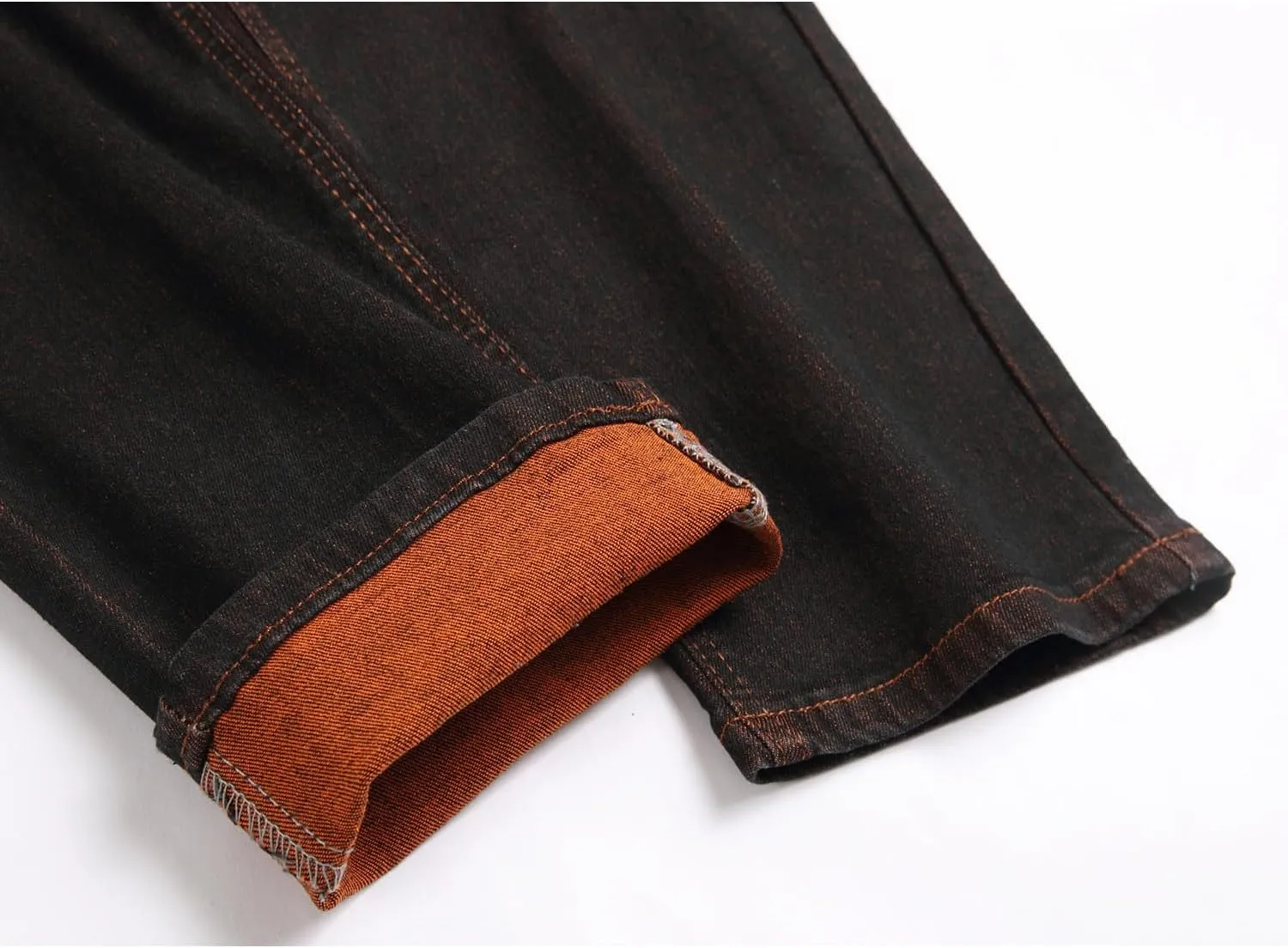Jeans for Men Stretch Slim Fit Denim Comfort Flex Waist Colored Pants Strechy Regular Fit Tapered Leg