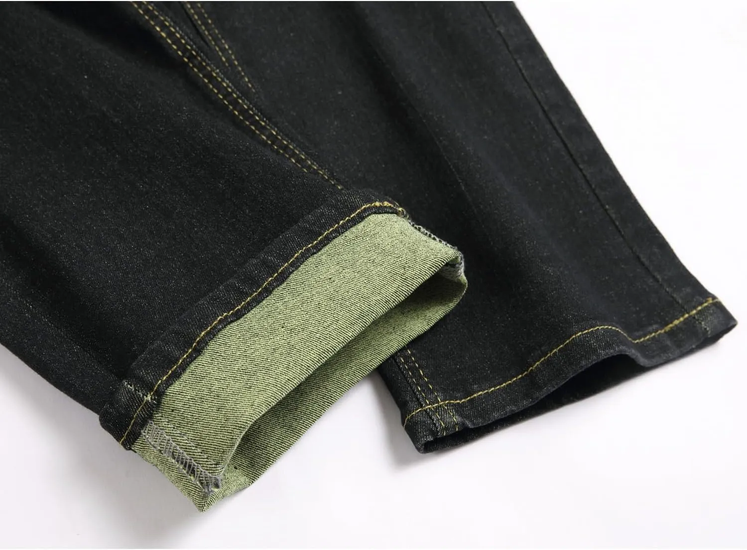 Jeans for Men Stretch Slim Fit Denim Comfort Flex Waist Colored Pants Strechy Regular Fit Tapered Leg