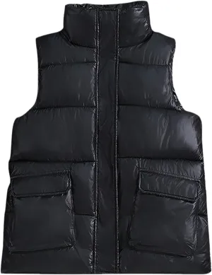 Jegsnoe Women Down Vest Jacket Cotton Padded Sleeveless Jacket Female Waistcoat