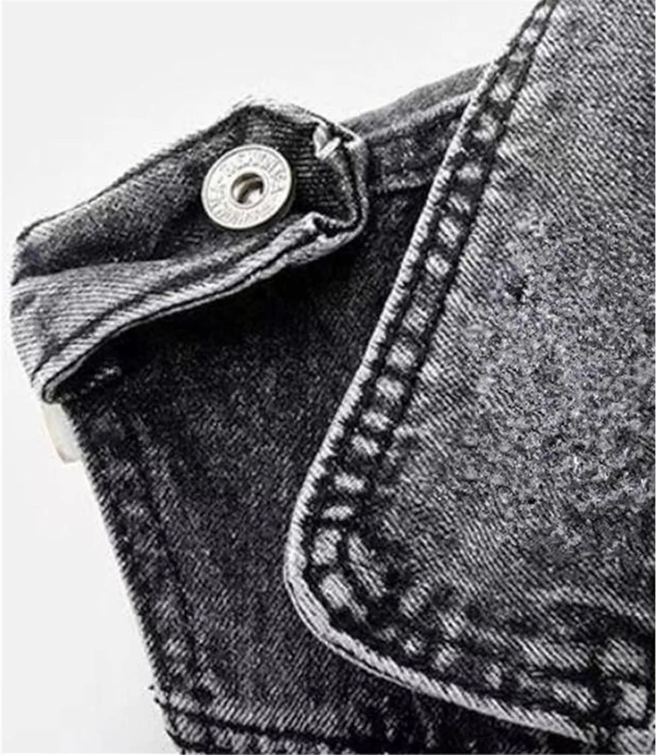 Kelsiop Jean Cowboy Waistcoat Hole Vest Female Spring Autumn Sleeveless Tops Short Jacket