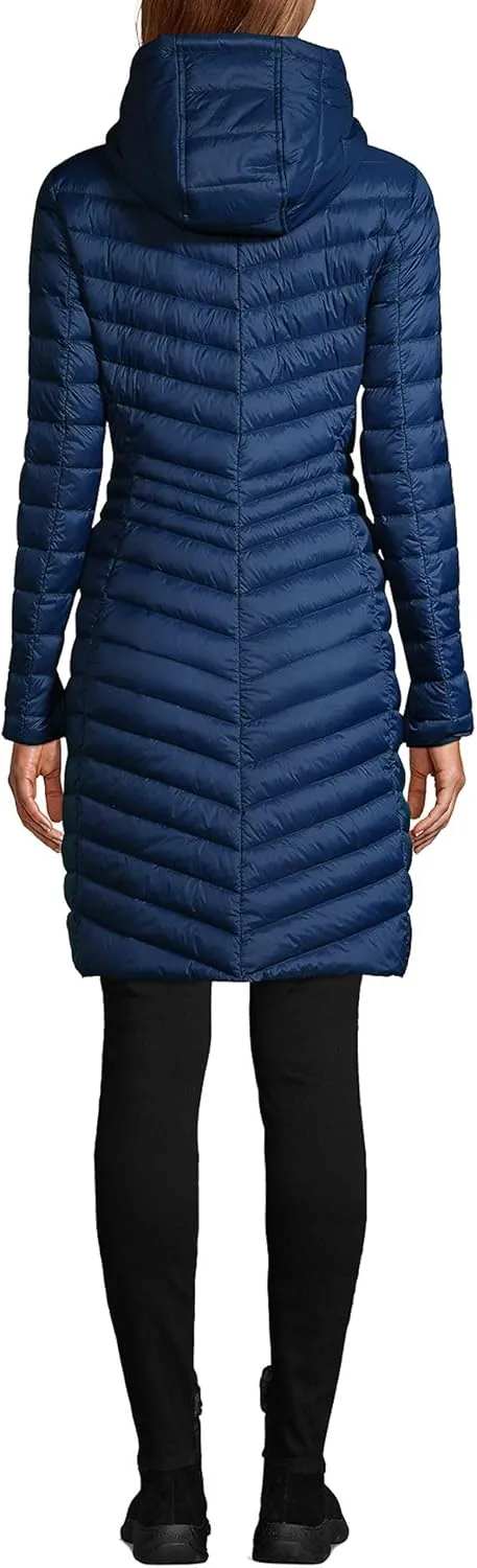 Lands' End Women's Ultralight Packable Long Down Coat