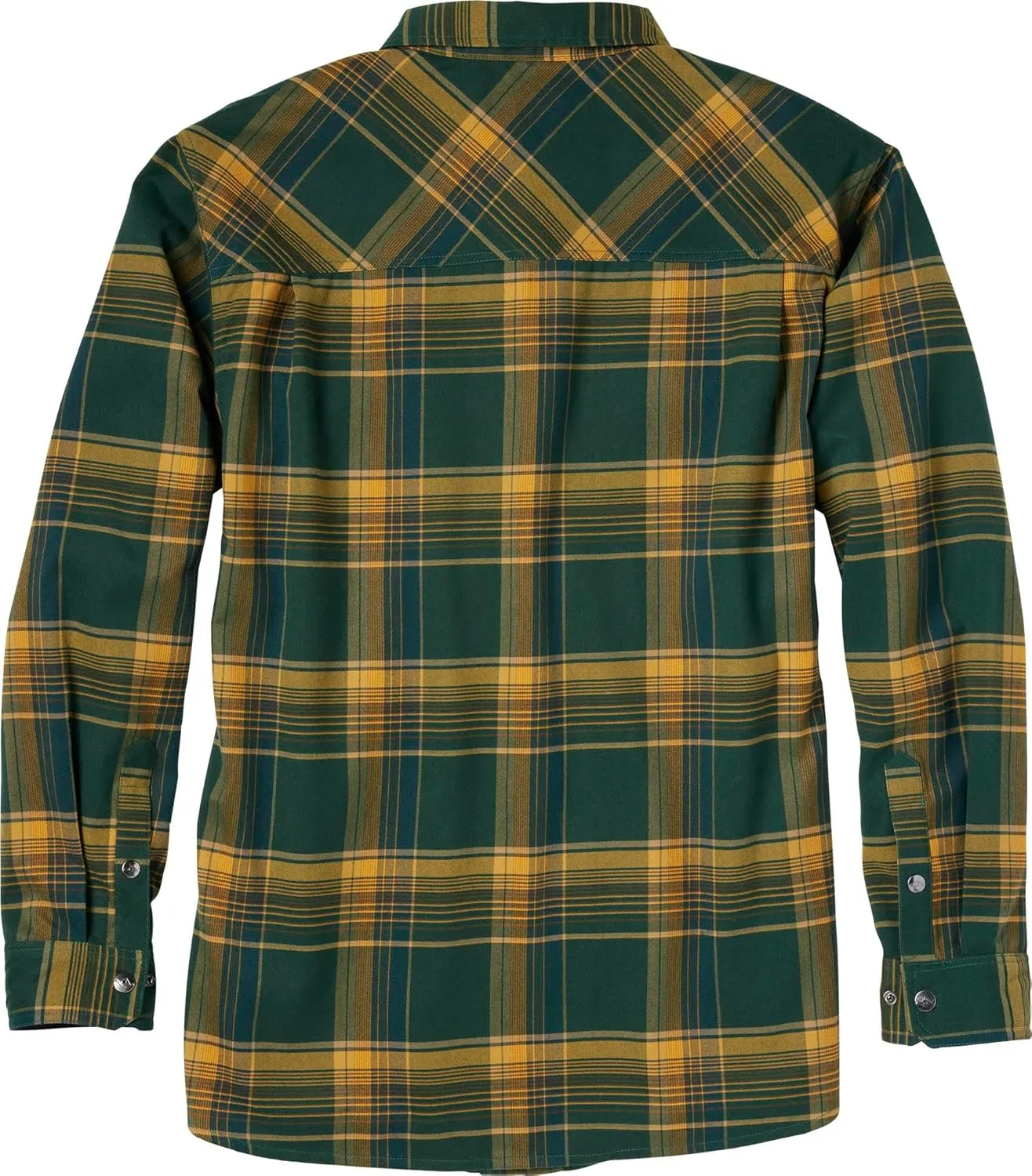 Legendary Whitetails Men's Performance Stretch Plaid Flannel Long Sleeve Snap Down Shirt Moisture Wicking Quick Dry