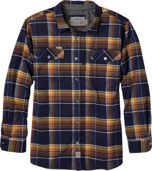 Legendary Whitetails Men's Performance Stretch Plaid Flannel Long Sleeve Snap Down Shirt Moisture Wicking Quick Dry