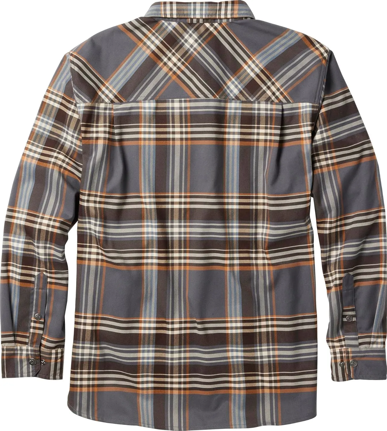 Legendary Whitetails Men's Performance Stretch Plaid Flannel Long Sleeve Snap Down Shirt Moisture Wicking Quick Dry