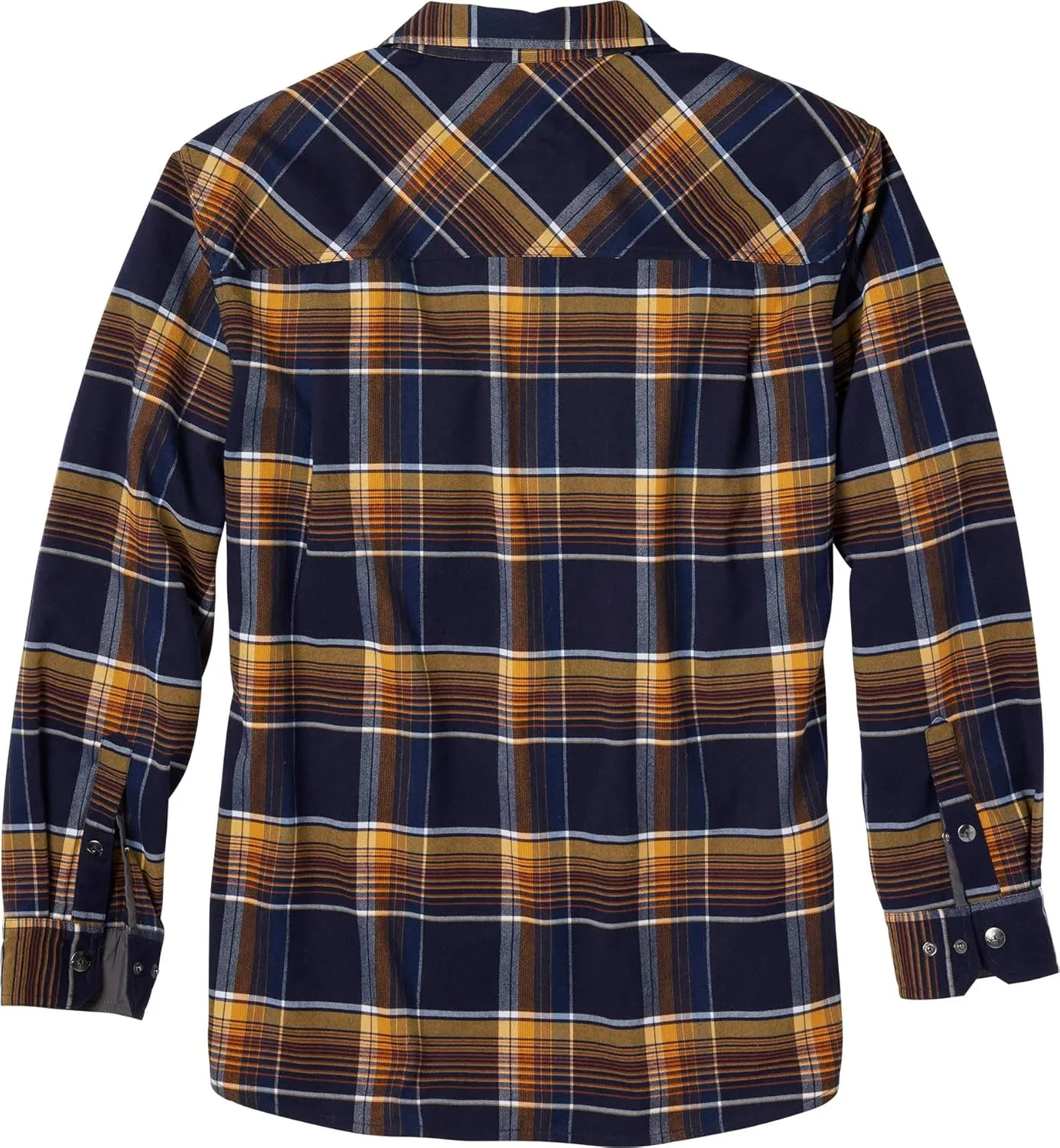 Legendary Whitetails Men's Performance Stretch Plaid Flannel Long Sleeve Snap Down Shirt Moisture Wicking Quick Dry