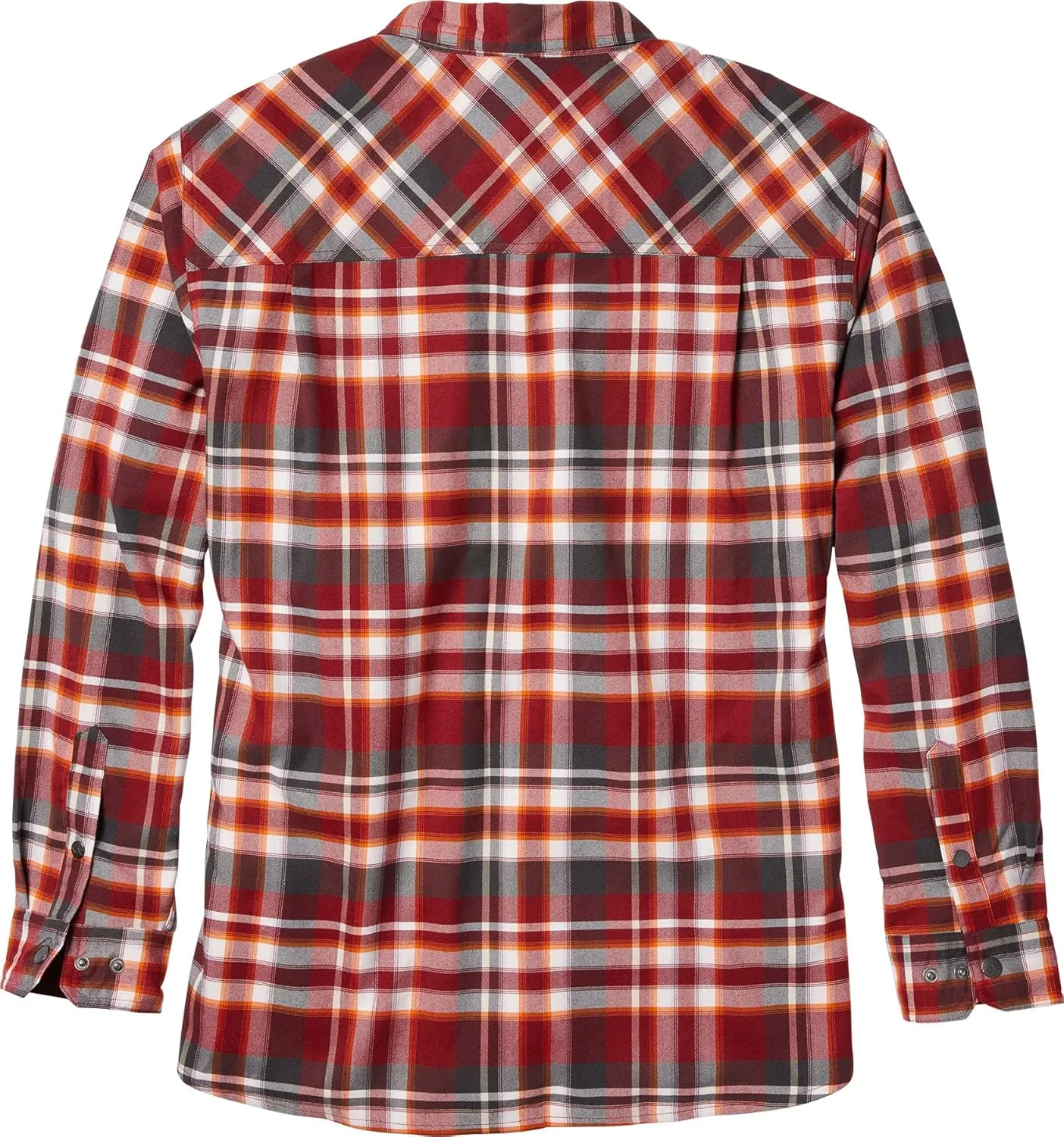 Legendary Whitetails Men's Performance Stretch Plaid Flannel Long Sleeve Snap Down Shirt Moisture Wicking Quick Dry