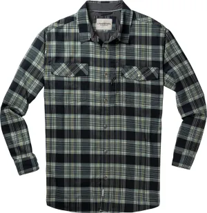 Legendary Whitetails Men's Performance Stretch Plaid Flannel Long Sleeve Snap Down Shirt Moisture Wicking Quick Dry