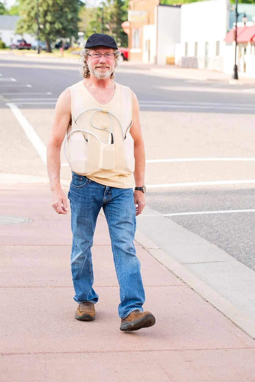 LVAD Women Tank Top for HeartMate | Ultrathin Spandex Mesh Fabric | Designed for Comfort & Safety