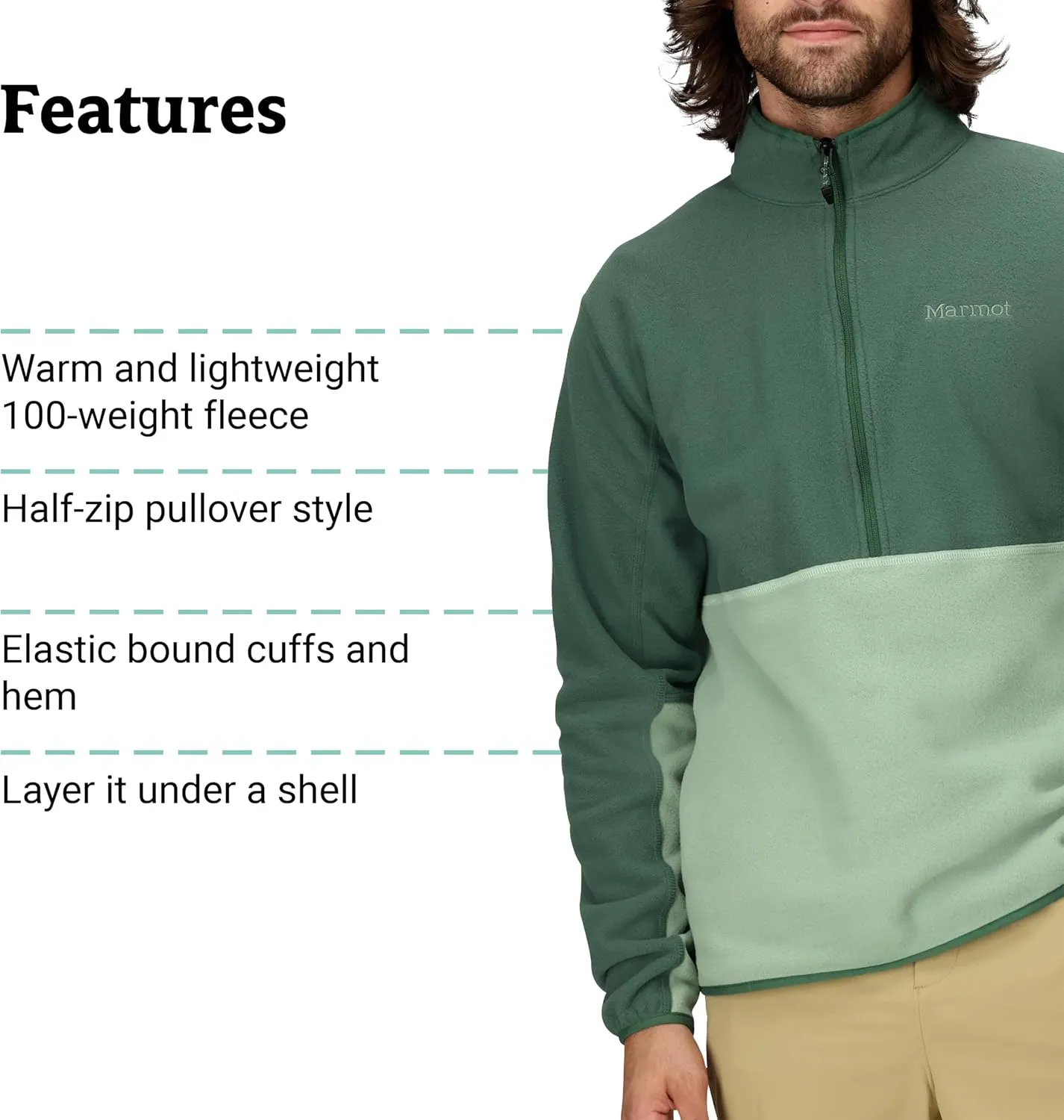 MARMOT Men's Rocklin 1/2 Zip